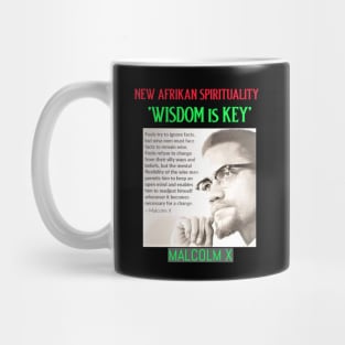 Malcolm X On Being Wise Mug